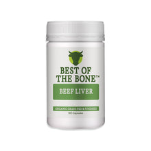 Best of the Bone Beef Liver Organic grass-fed & finished 180 capsules
