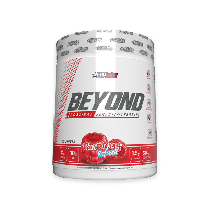 EHP Labs Beyond BCAA EAA 60 serves single unit Raspberry Refresh flavour