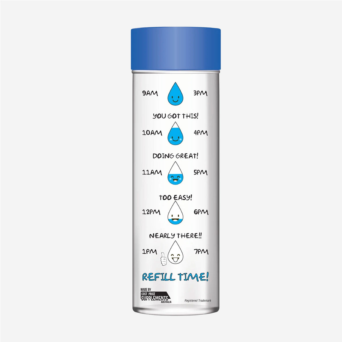 Cost Price Supplements Measurement Water Bottle