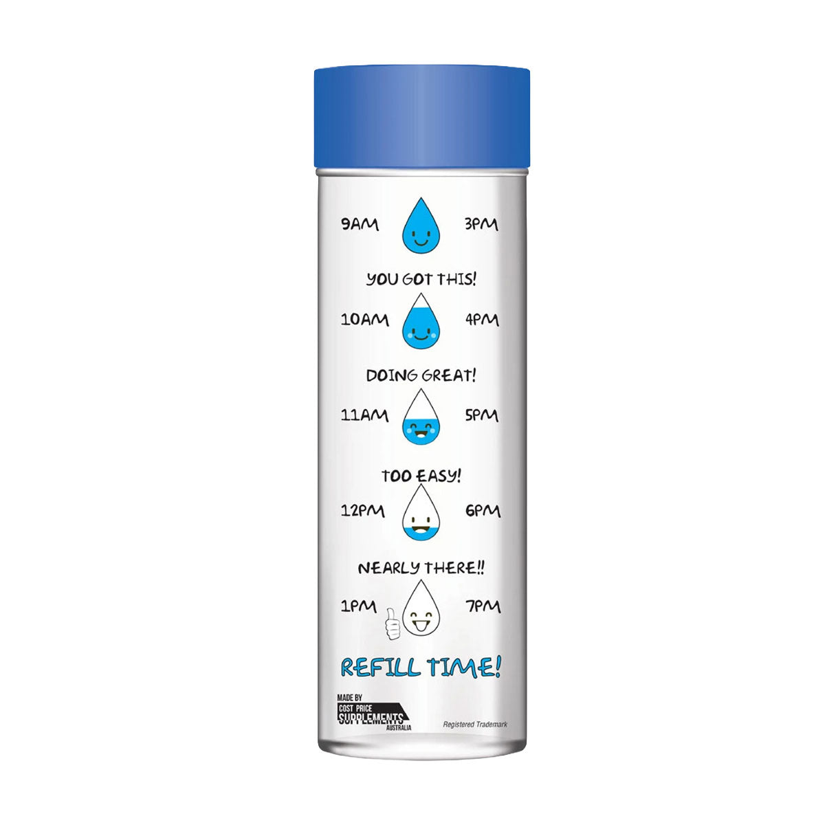 Cost Price Supplements Measurement Water Bottle