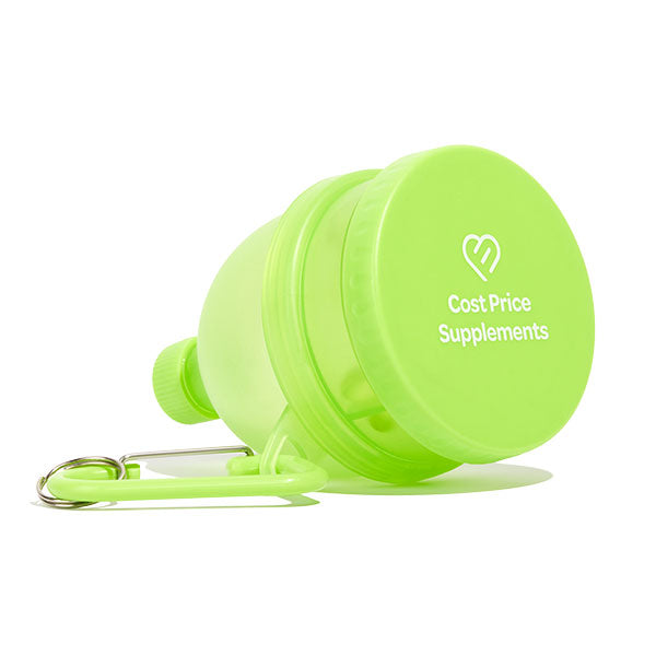 Cost Price Supplements Green Powder Funnel and Pill Storage