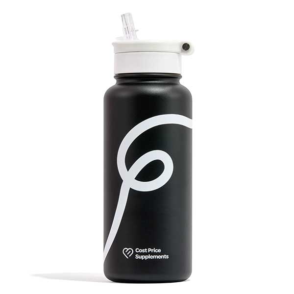 CPS Swirl Water Bottle Midnight White