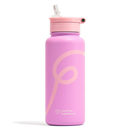CPS Swirl Water Bottles - Sunlight Series pink and pink