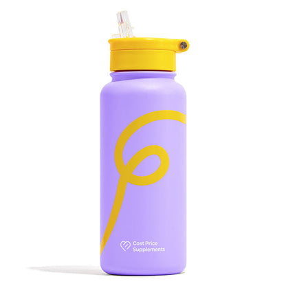 CPS Swirl Water Bottles - Sunlight Series Purple and yellow