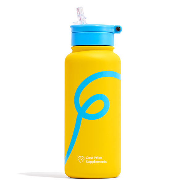 CPS Swirl Water Bottles - Sunlight Series Yellow and blue