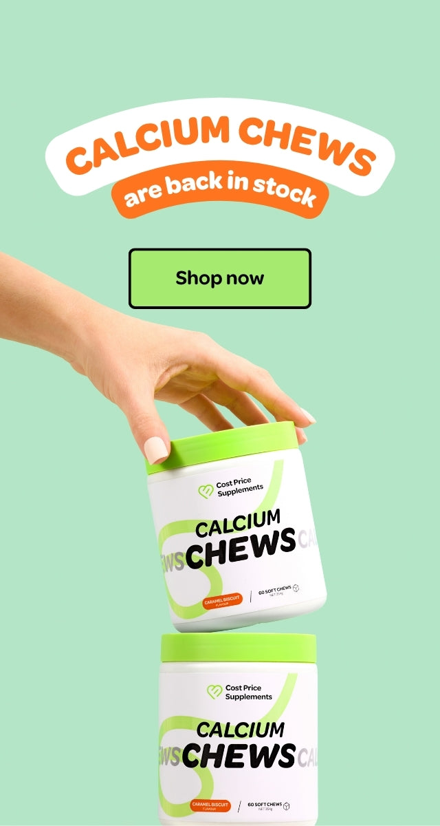 Calcium chews back in stock