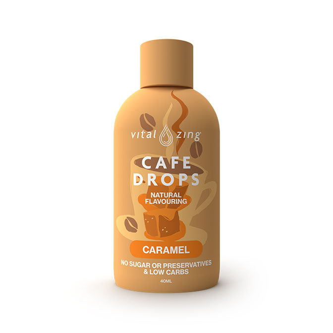 Caramel Cafe Drops Flavour Enhancer Vital Zing