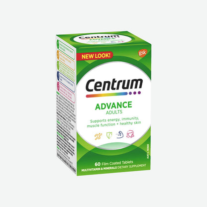 Centrum Advance Adults Multivitamin & Minerals 60 film coated tablets