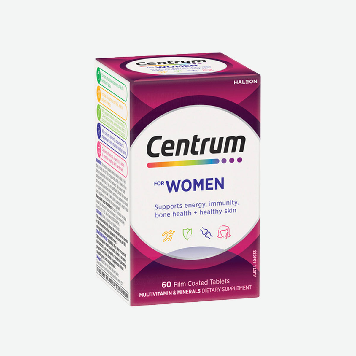 Centrum for Women Multivitamin & Minerals 60 film coated tablets