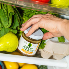 Best of the Bone Chicken Bone Broth in fridge