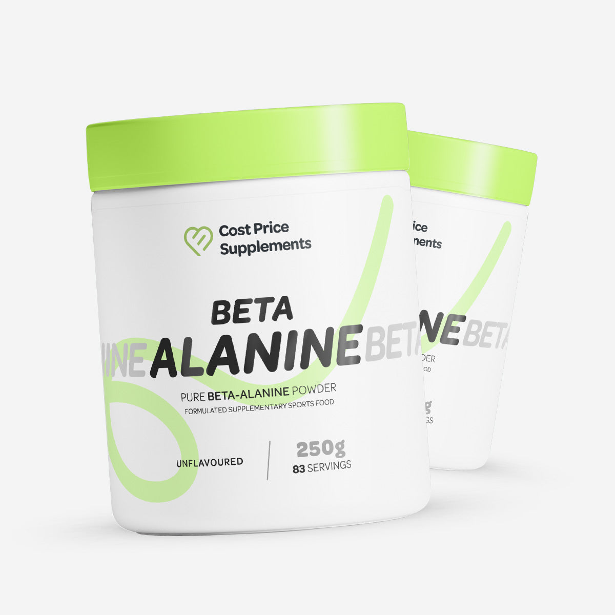 Beta-Alanine by Cost Price Supplements 250g 83 servings unflavoured 2 units