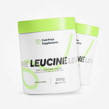 Cost Price Supplements L-Leucine Powder 250g – pure unflavoured essential amino acid supplement for muscle protein synthesis, training performance, recovery, and lean muscle support