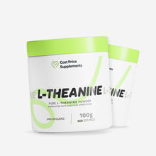 Cost Price Supplements L-Theanine Powder 250g – pure unflavoured amino acid supplement for calm focus, relaxation support, mental clarity, and everyday wellbeing