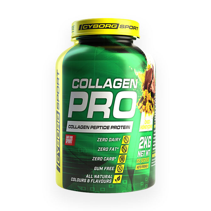 Cyborg Sport Collagen Pro (collagen peptide protein) 90 serves 2kg Choc Honeycomb Flavour