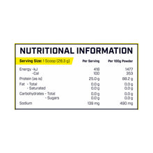 Cyborg Sport Collagen Pro (collagen peptide protein) Nutrition Information