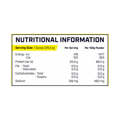 Cyborg Sport Collagen Pro (collagen peptide protein) Nutrition Information