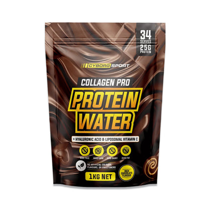 Cyborg Sport Collagen Pro Protein Water 1kg Rich Chocolate