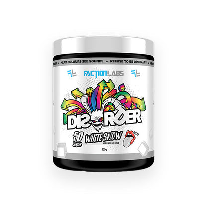 Faction Labs Disorder Preworkout 50 serves 400g White Snow Vanilla Cola Flavour