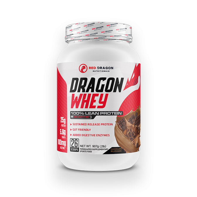 Red Dragon Nutraceuticals Dragon Whey 26 serves 907g - Chocolate Milkshake Flavour