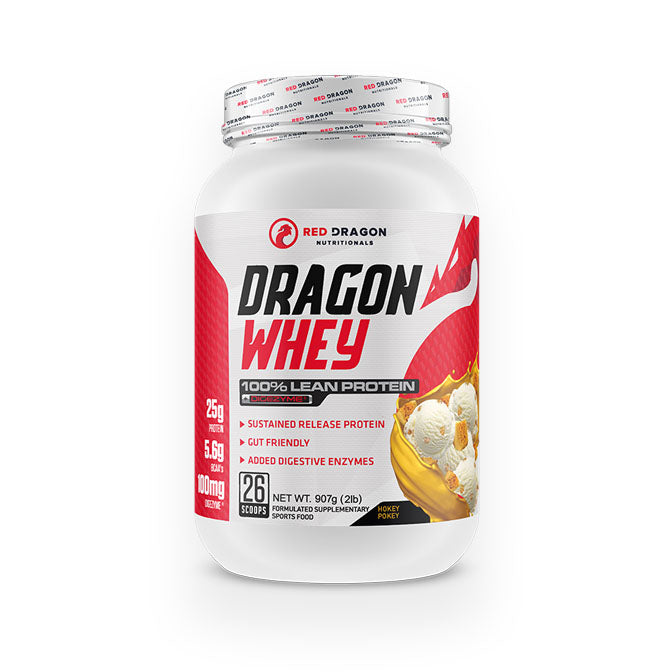 Red Dragon Nutraceuticals Dragon Whey 26 serves 907g - Hokey Pokey Flavour