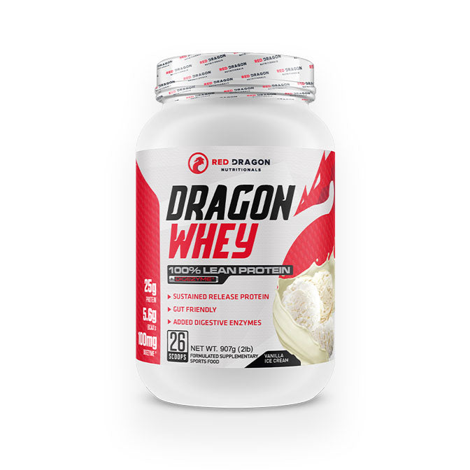 Red Dragon Nutraceuticals Dragon Whey 26 serves 907g - Vanilla Ice Cream Flavour