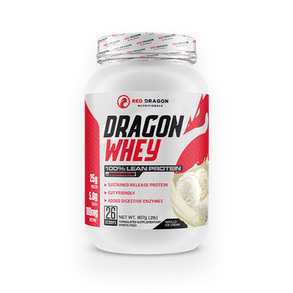 Red Dragon Nutraceuticals Dragon Whey 26 serves 907g - Vanilla Ice Cream Flavour