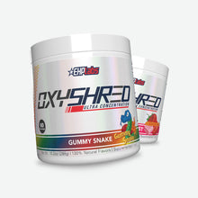 EHP Labs Oxyshred Ultra Concentration 60 servings gummy snake and strawberry burst flavours