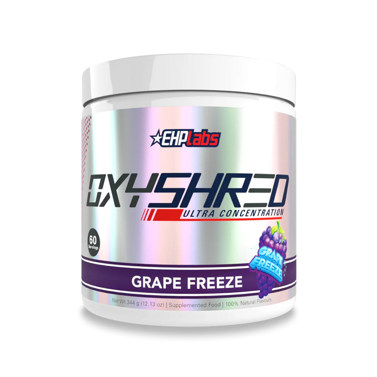 EHP Labs Oxyshred Ultra Concentration 60 servings grape freeze flavour