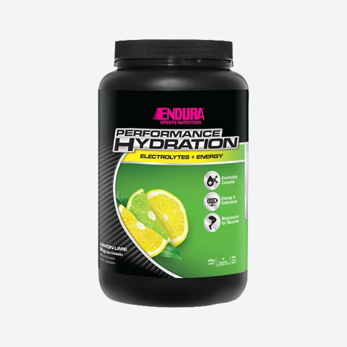 Endura Performance Hydration electrolytes + energy 2kg lemon lime flavour