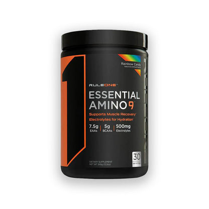 Rule 1 Essential Amino 9 recovery & hydration rainbow candy flavour