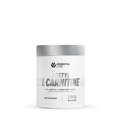 Essential Labs Acetyl L-Carnitine Powder Unflavoured 100g 