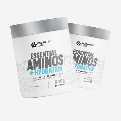 Essential Labs Essential Aminos + Hydration EAA & BCAA Powder 50 servings 600g 2 flavours