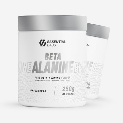 Essential Labs Beta Alanine Powder Unflavoured 83 Servings 250g 2 units