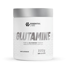 Essential Labs L-Glutamine Powder Unflavoured 100 Servings 500g