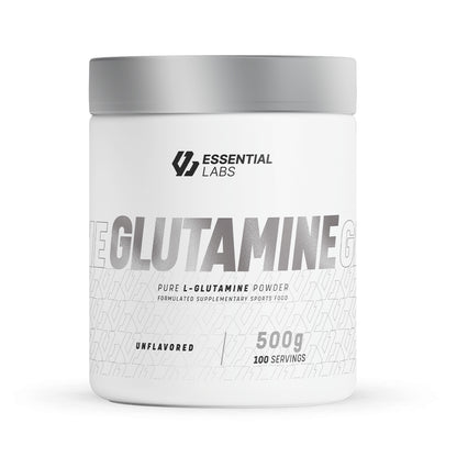 Essential Labs L-Glutamine Powder Unflavoured 100 Servings 500g