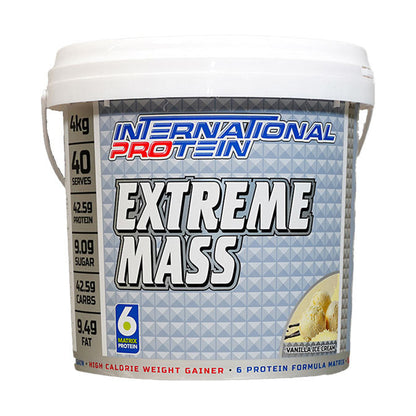 International Protein Extreme Mass 40 serves 4kg Vanilla Ice Cream Flavour