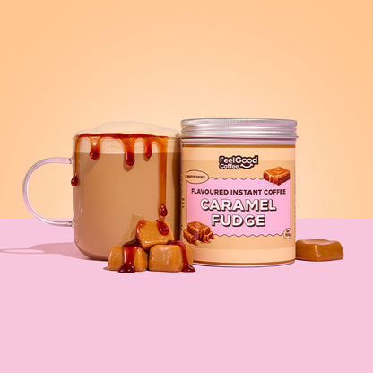 Flavoured Instant Coffee by Feel Good Coffee 100g Hero Image 3 Images
