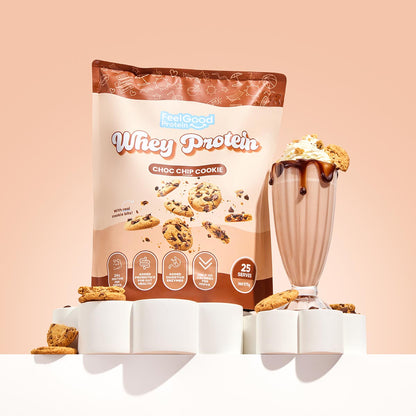 Whey Protein by Feel Good Protein - Choc Chip Cookie Flavour