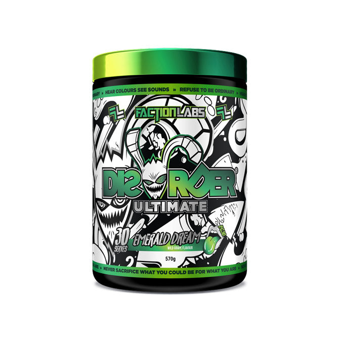 Faction Labs Disorder Ultimate 30 serves 570g Emerald Dream Wild Grape Flavour