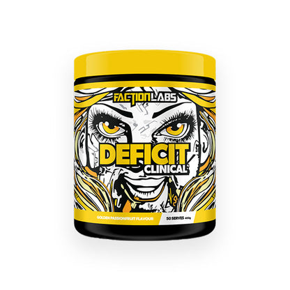 Faction Labs Deficit Clinical 50 serves 400g Golden Passionfruit Flavour