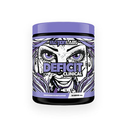 Faction Labs Deficit Clinical 50 serves 400g Grape Bubblegum Flavour