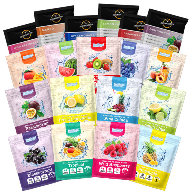 Protein Perfection and Feel Good Protein Sample Pack of 19