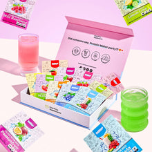 Feel Good Protein Water sample pack with 13 flavours