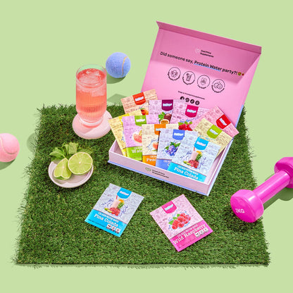Protein Water samples by Feel Good Protein