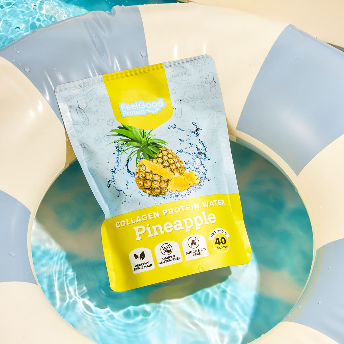 Feel Good Protein Water Pineapple Flavour