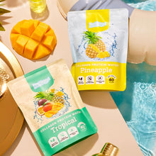 Feel Good Protein Water 2 flavours by pool