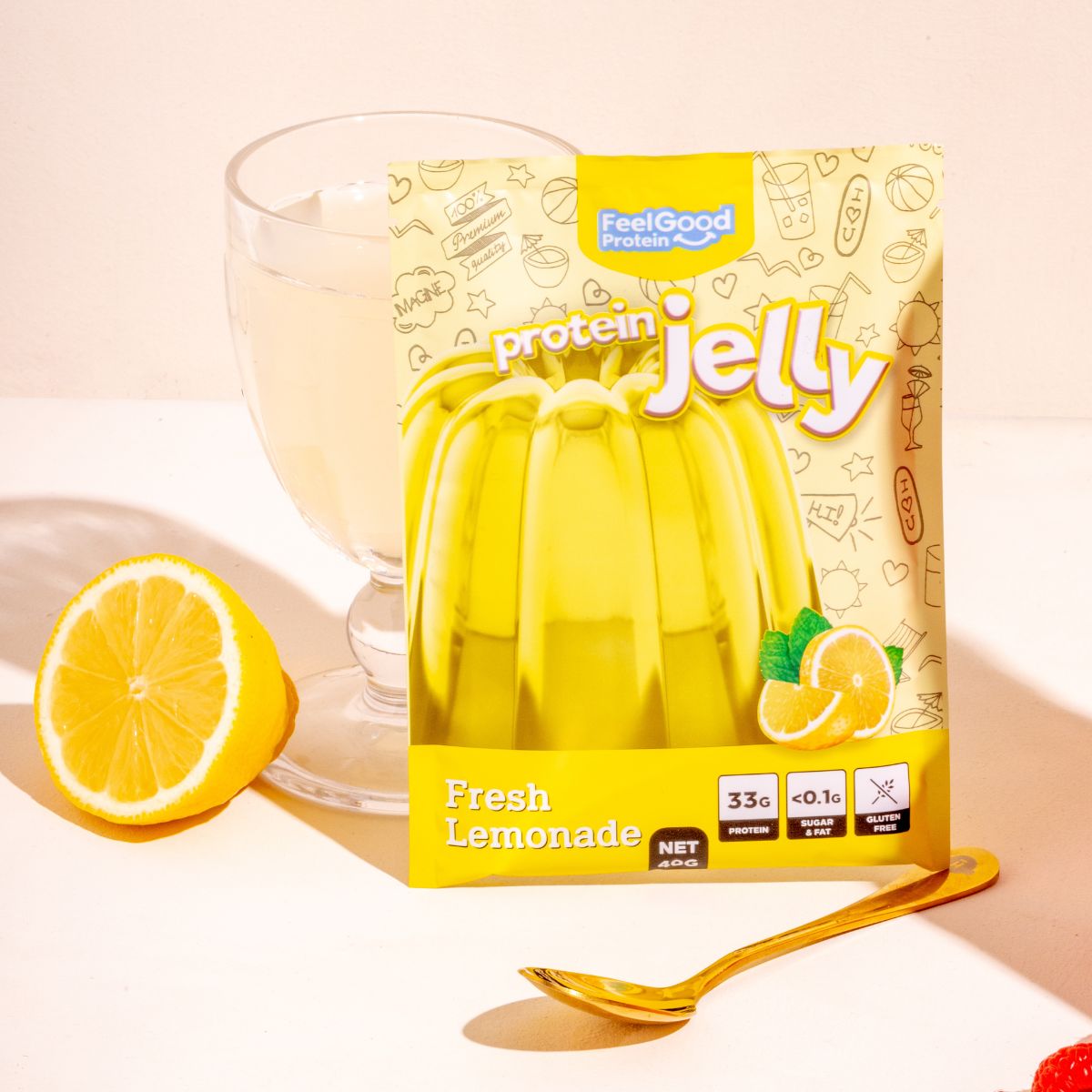 High Protein Lemonade Protein Jelly by Feel Good Protein