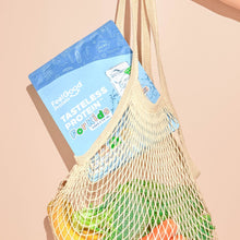 Tasteless Protein for Kids by Feel Good Protein in a grocery bag