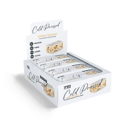 Fibre Boost Cold Pressed Protein Bar Box Of 12 Honey Nougat