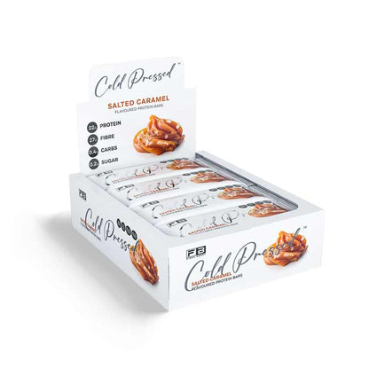 Fibre Boost Cold Pressed Protein Bar Box Of 12 Salted Caramel